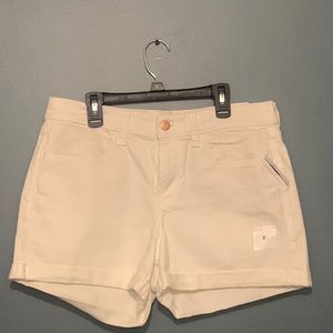 White jean shorts size 8 Old navy